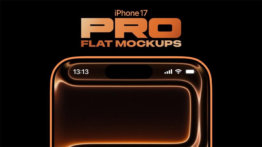 Free iPhone 17 Pro Mockups for Figma