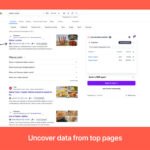 Google SERP with Keyword Surfer panel open - 10 Free Chrome Extensions That Find Long-Tail Keywords