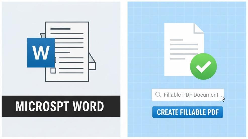 How to Make a Fillable PDF in Word