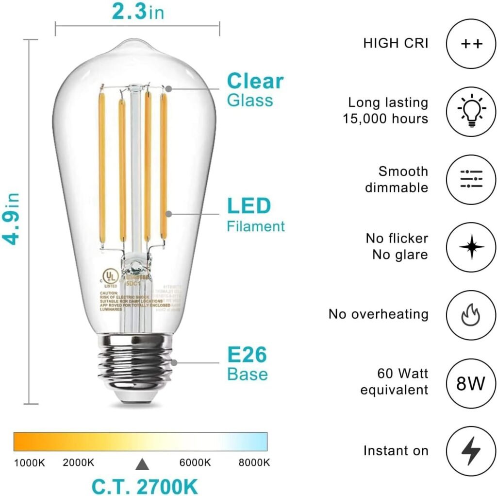 TJOY Edison Light Bulbs