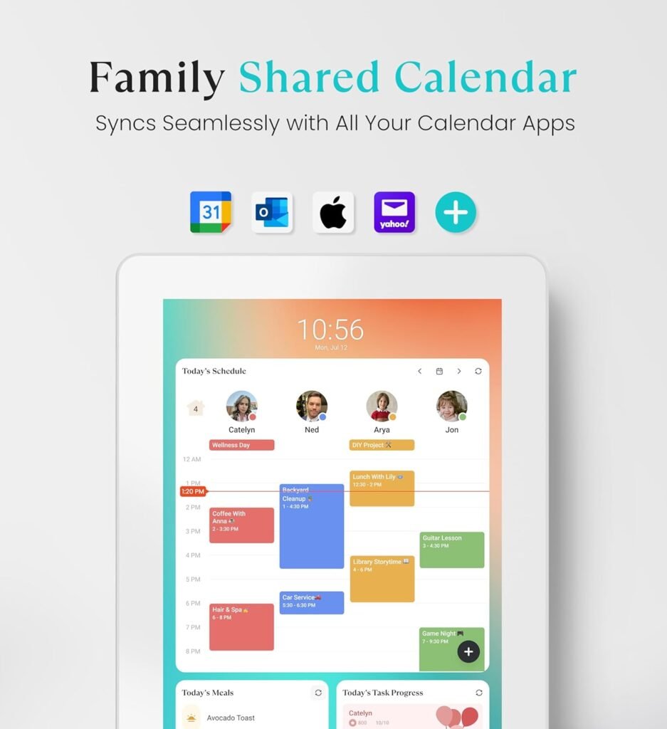 Cozyla Mate Digital Calendar for Family Schedules 3 Cozyla Mate Digital Calendar