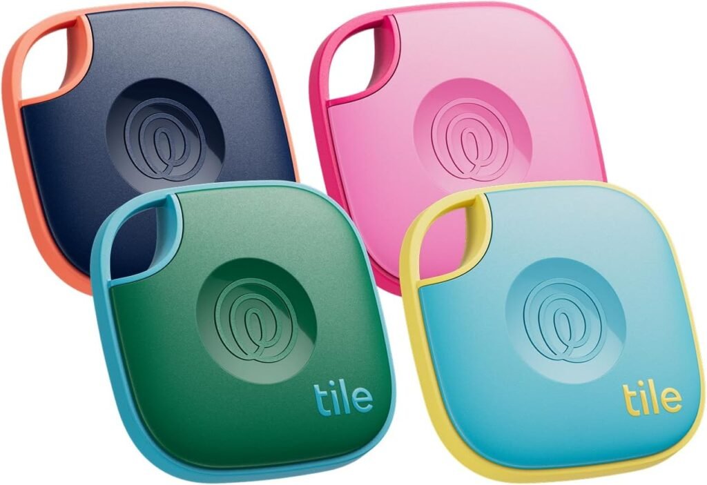 Tile by Life360 Mate Keys Finder and Item Locator 4-Pack