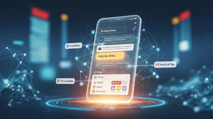 Where Gmail Is Going in 2026. AI Overviews, Help Me Write, AI Inbox, availability, privacy notes and practical tips to get more done with less email.