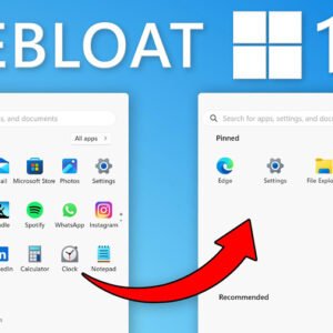 How to Debloat Windows 11