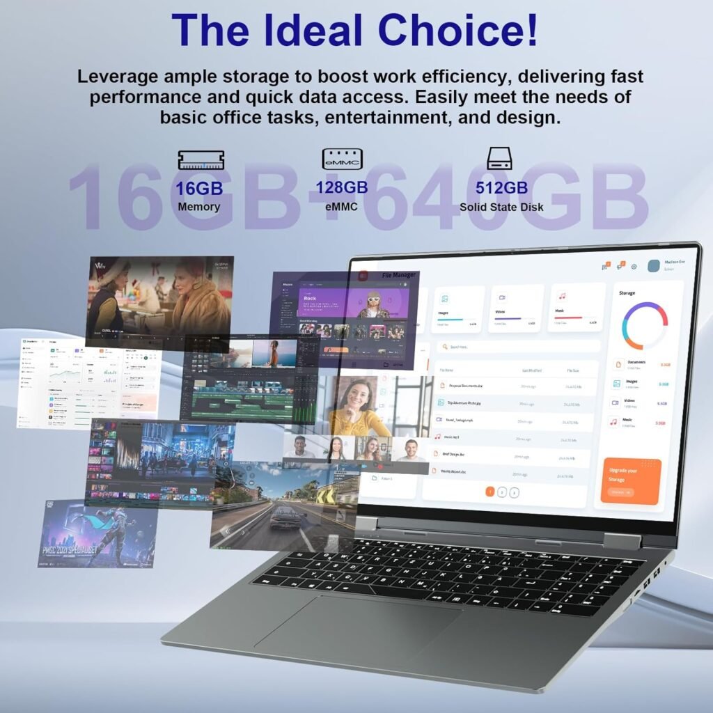 jumper 16 inch Convertible Laptop