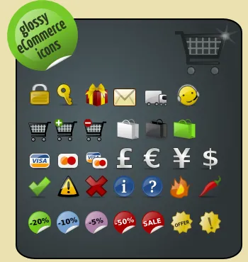 32 Nice And Attractive Free eCommerce Icons! 7