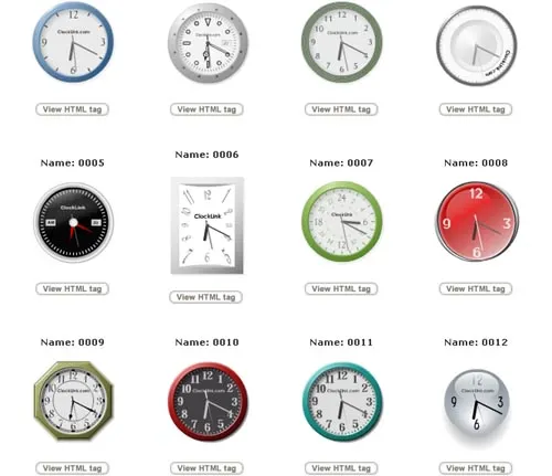 Free Flash World Clock For Your Web Pages Or Blogs 13