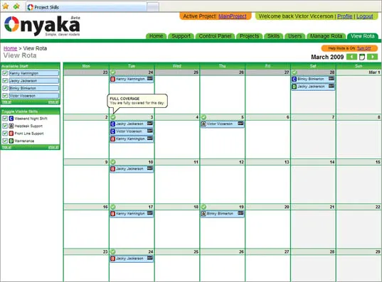 Onyaka, The Simple And Free Staff Scheduling And Planning Software 2