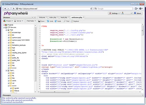 Now Use PHPanywhere To Code Directly From Your Browser 4