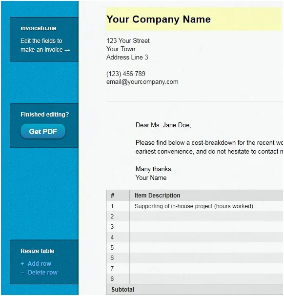 6 Free Ways You Can Create And Manage Invoices Online 4
