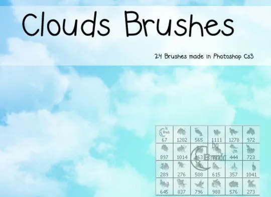 18 Free Cloud Photoshop Brushes 102