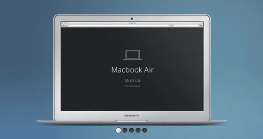 15 Free MacBook Mockup PSD Designs 7