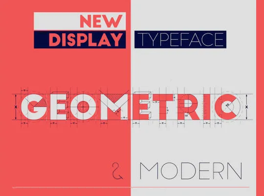 10 Free Geometric Fonts To Download 14