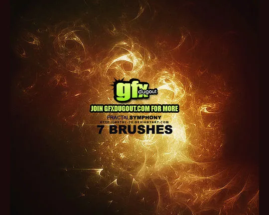 13 Free Photoshop Brush Packs For Complex Fractals 3