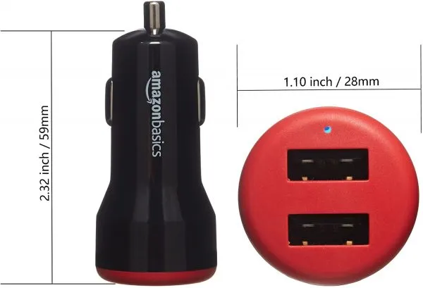 Dual-Port USB Car Charger Adapter