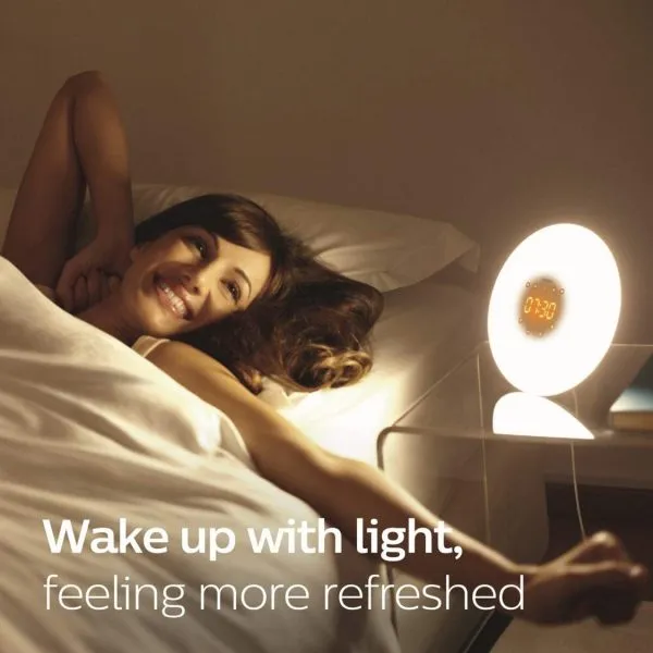 Philips Wake-Up Light Therapy Alarm Clock with Sunrise Simulation 2
