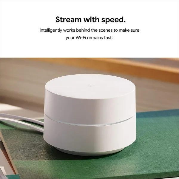 Google Wifi Mesh WiFi System Wifi Router Coverage 4500 Sq Ft 4