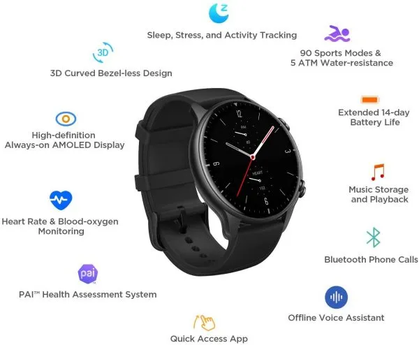 Amazfit GTR 2 Smartwatch, Alexa Built-In, GPS, Heart Rate 3