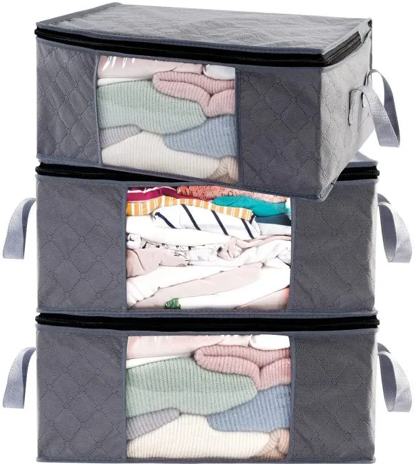 ABO Gear Clothes Storage Containers, 3pc Pack 1