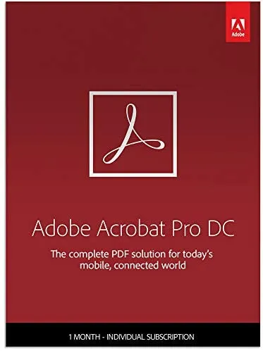 Adobe Acrobat Professional DC - Create, edit and sign PDF documents 1