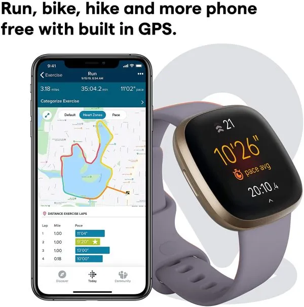 Fitbit Versa 3 Smartwatch with Health and Fitness Features 3
