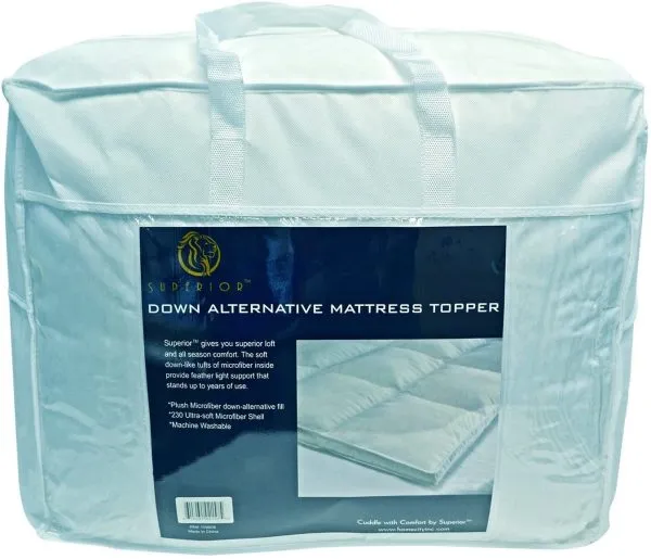 SUPERIOR Mattress Topper, Area Rug Topper 100% Premium Microfiber 3