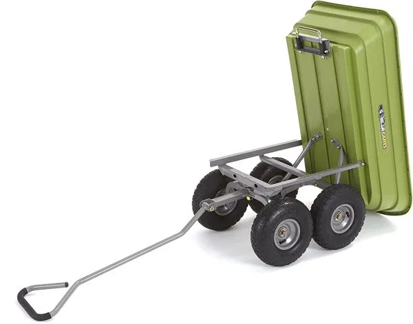Gorilla Carts Poly Garden Dump Cart with Steel Frame and 600-lbs. Capacity 3
