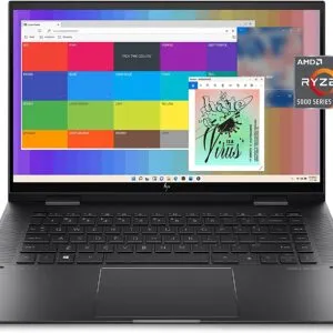 HP ENVY x360 Convertible 15-inch Laptop, AMD Ryzen 7 5825U processor