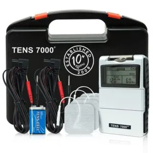 TENS 7000 Digital Unit Muscle Stimulator with Accessories