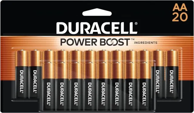 Duracell Coppertop AA Batteries with Power Boost Ingredients