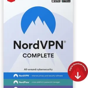 NordVPN Complete, 1-Year VPN & Cybersecurity Software